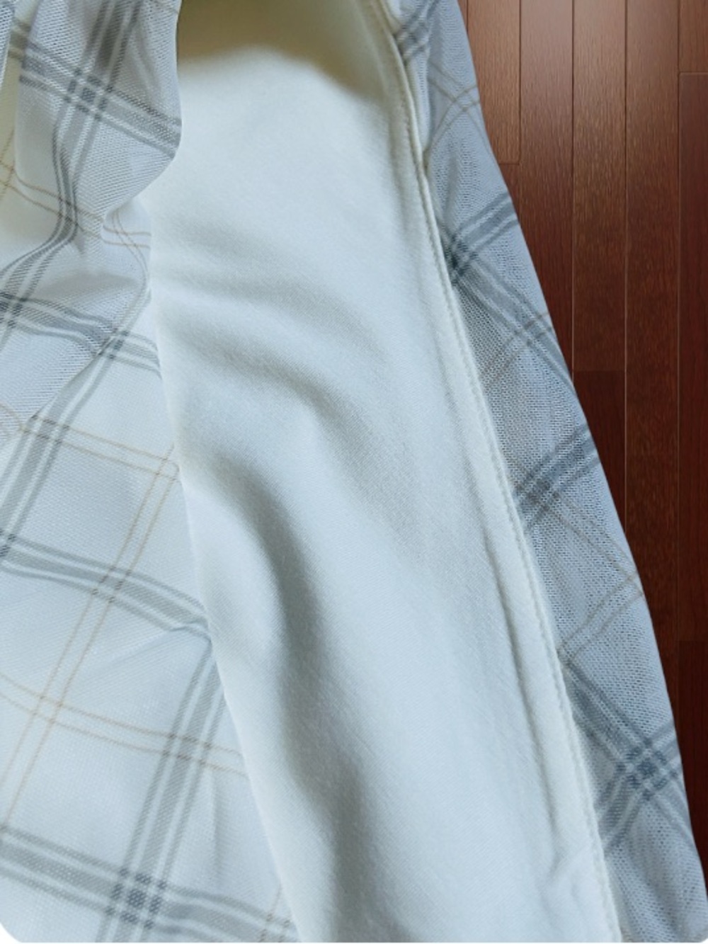 ๐๐ซ Abercrombie Plaid Over Shoulder Cinched Tie Top XS NWT - Picture 9 of 14